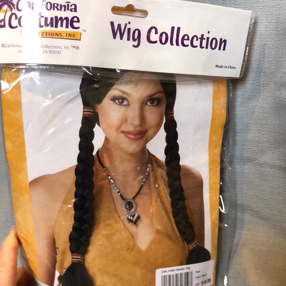 Indian maiden wig